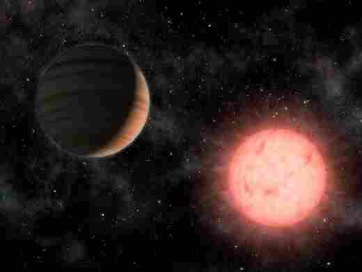 Planet and pink star - NASA.