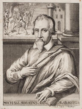 Miguel Servetus as a symbol of historical error in formal science.