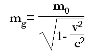 Ecuación de la masa global respecto a propia y cinética