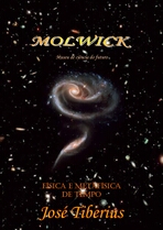 Capa do livro Física e Metafísica do Tempo. par de galáxias interagindo Arp 273.