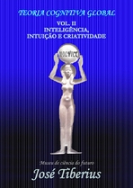 Capa do livro A Inteligência, Intuição e Criatividade. Deusa egípcia Nut com o Sol acima de sua cabeça.